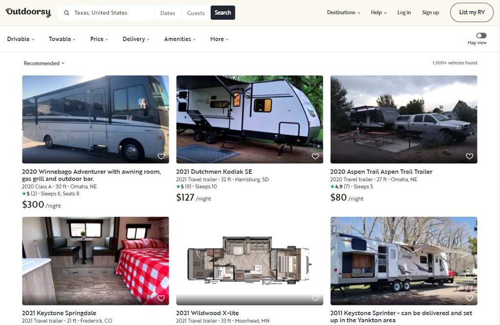 10 Best Campervan & RV Rentals in Texas [2023]